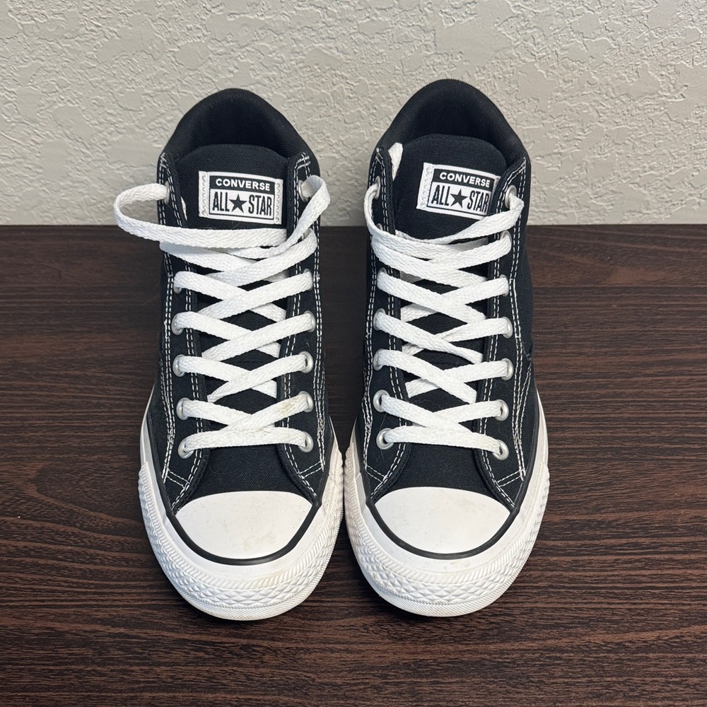 Converse Black and White High-Top Sneakers